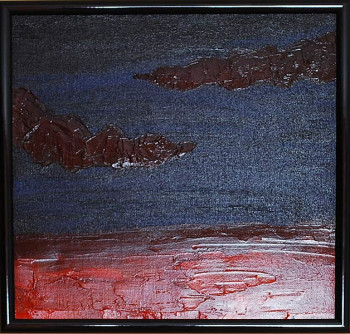Named contemporary work « Mer volcanique », Made by C.PONS