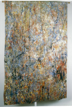 Named contemporary work « Peinture tissée », Made by ADRIENNE JALBERT