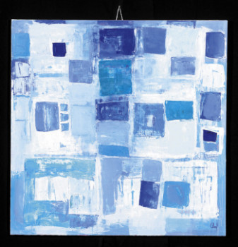 Named contemporary work « blue color », Made by THEIL