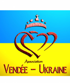 Named contemporary work « le Logo de Vendée Ukraine », Made by T*NGUY