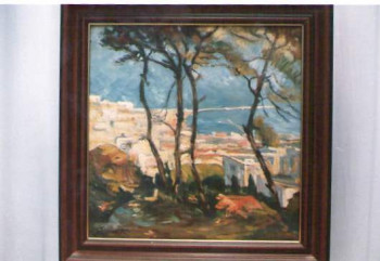 Named contemporary work « la baie d'Alger », Made by KARIM SAIDANI