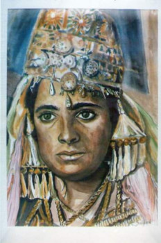 Named contemporary work « femme de tlemcen », Made by KARIM SAIDANI