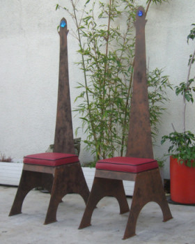 Named contemporary work « Eiffel », Made by CHRISTIAN RABER