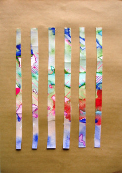 Named contemporary work « Stripes1 », Made by DAVID2NO