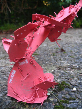 Named contemporary work « frivolité », Made by GILLES GUERBER