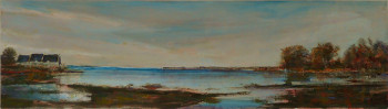 Named contemporary work « Sur le Golfe du Morbihan », Made by WATTIER
