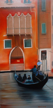 Named contemporary work « Canal de Venise », Made by VINCENT GOSSELIN