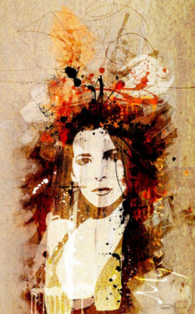 Named contemporary work « MYLENE FARMER », Made by PATRICE MURCIANO