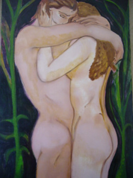 Named contemporary work « Tendresse », Made by YVES AUGUSTE