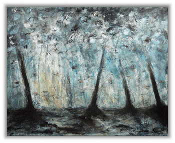 Named contemporary work « "Mystérieuse forêt" », Made by CHRISTIAN LAURENT