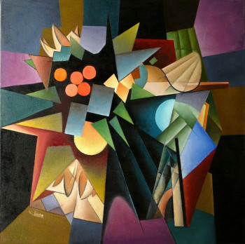 Named contemporary work « Bouquet d' automne », Made by BERNARD PIERRE