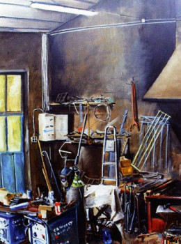 Named contemporary work « L'atelier de soudure », Made by THOMAS LEROY