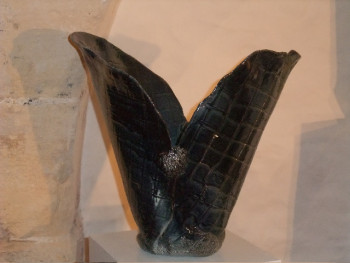 Named contemporary work « Vase "plissé Fortuny" », Made by MARTINE MENARD