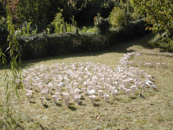 Named contemporary work « Champ d'Arômes 7 », Made by MARTINE MENARD