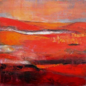 Named contemporary work « vision rouge », Made by AVEEM