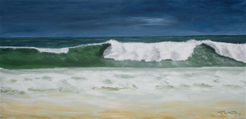 Named contemporary work « VAGUES 2 », Made by LE GOUBEY