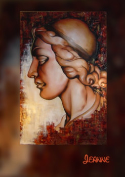 Named contemporary work « Jeanne », Made by TREMBLEMENT D'ART