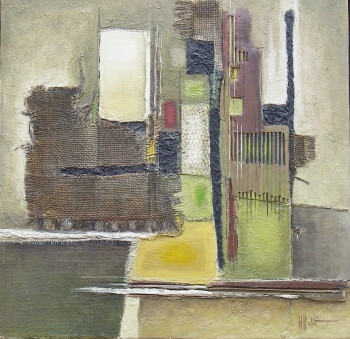 Named contemporary work « Composition 1 », Made by MARCEL MULOT