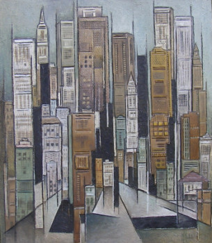 Named contemporary work « New York », Made by MARCEL MULOT