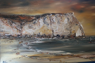 Named contemporary work « CALME A ETRETAT », Made by PATE