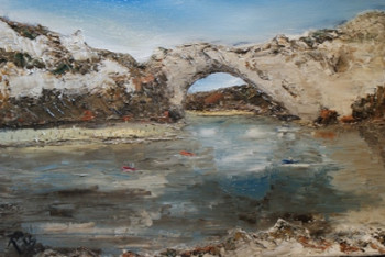 Named contemporary work « vallon pont d'arc », Made by PATE