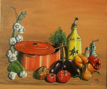 Named contemporary work « La Ratatouille », Made by CATY