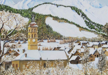 Named contemporary work « Serre Chevalier », Made by CATY