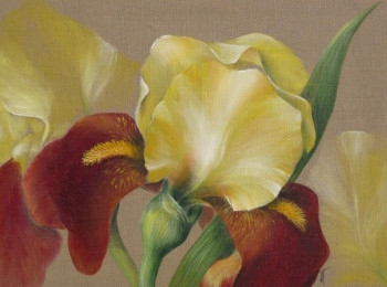 Named contemporary work « iris », Made by DOMIKADO18