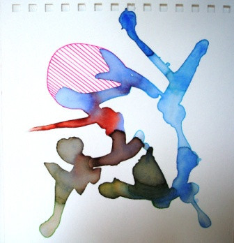 Named contemporary work « Color9 », Made by DAVID2NO