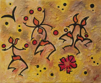 Named contemporary work « pouc 7 », Made by SYLVAINSYLV
