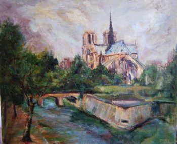 Named contemporary work « Notre Dame de Paris », Made by FLAVIEN SEMPéRé