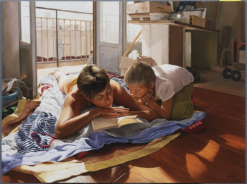 Named contemporary work « Resting time », Made by ALEXANDER SELIVERSTOV