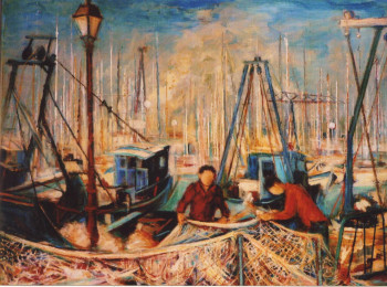 Named contemporary work « les travailleurs de la mer », Made by FLAVIEN SEMPéRé