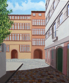 Contemporary work named « Lyon Saint Jean I », Created by STINCKWICH
