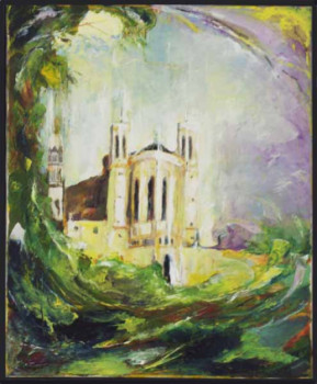 Named contemporary work « Notre Dame de Fourvière », Made by JEAN MARIE SCHROETTER