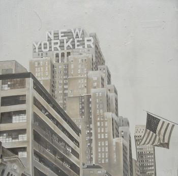 Named contemporary work « The NYer Hotel », Made by BONNEAU-MARRON