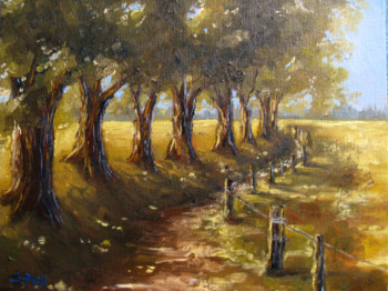 Named contemporary work « "Chemin de Normandie" », Made by SYLVIE PIOLI