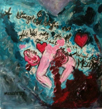 Contemporary work named « THE BREAK UP », Created by ADELINE BOUHADDA