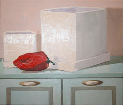 Named contemporary work « Still Life With a Red Pepper 1 », Made by SOROKINA LELIA