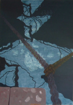 Contemporary work named « nocturne », Created by STINCKWICH