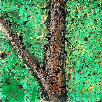 Named contemporary work « foret 11 », Made by AQUARELLUS