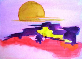 Named contemporary work « Landscape 6 », Made by DAVID2NO