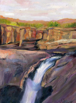 Named contemporary work « Sleeping Waterfall (South Africa) », Made by SOROKINA LELIA