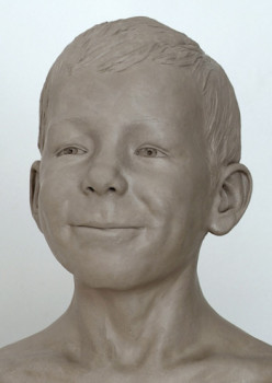 Named contemporary work « Enfant », Made by LAURENT MC