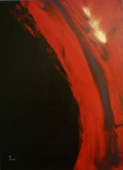 Named contemporary work « Red Horse! », Made by DIANE RAUSCHER-KENNEDY