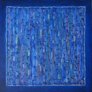 Named contemporary work « Bleu nuit », Made by ANDRéE CAZIN