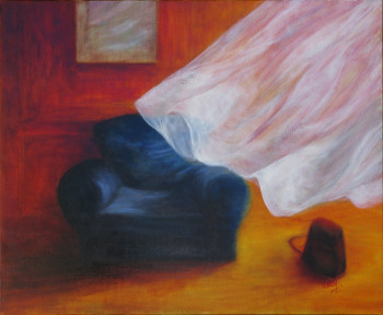 Named contemporary work « Attente », Made by ANDRéE CAZIN