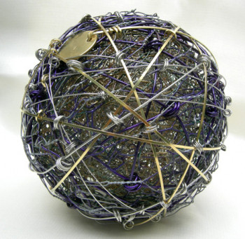 Contemporary work named « Purple Fiction », Created by ADRIENNE JALBERT