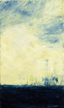 Named contemporary work « dehors en mer », Made by REIJA FELDMANN