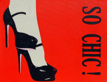 Named contemporary work « So Chic », Made by LOUISELAPRAIRIE